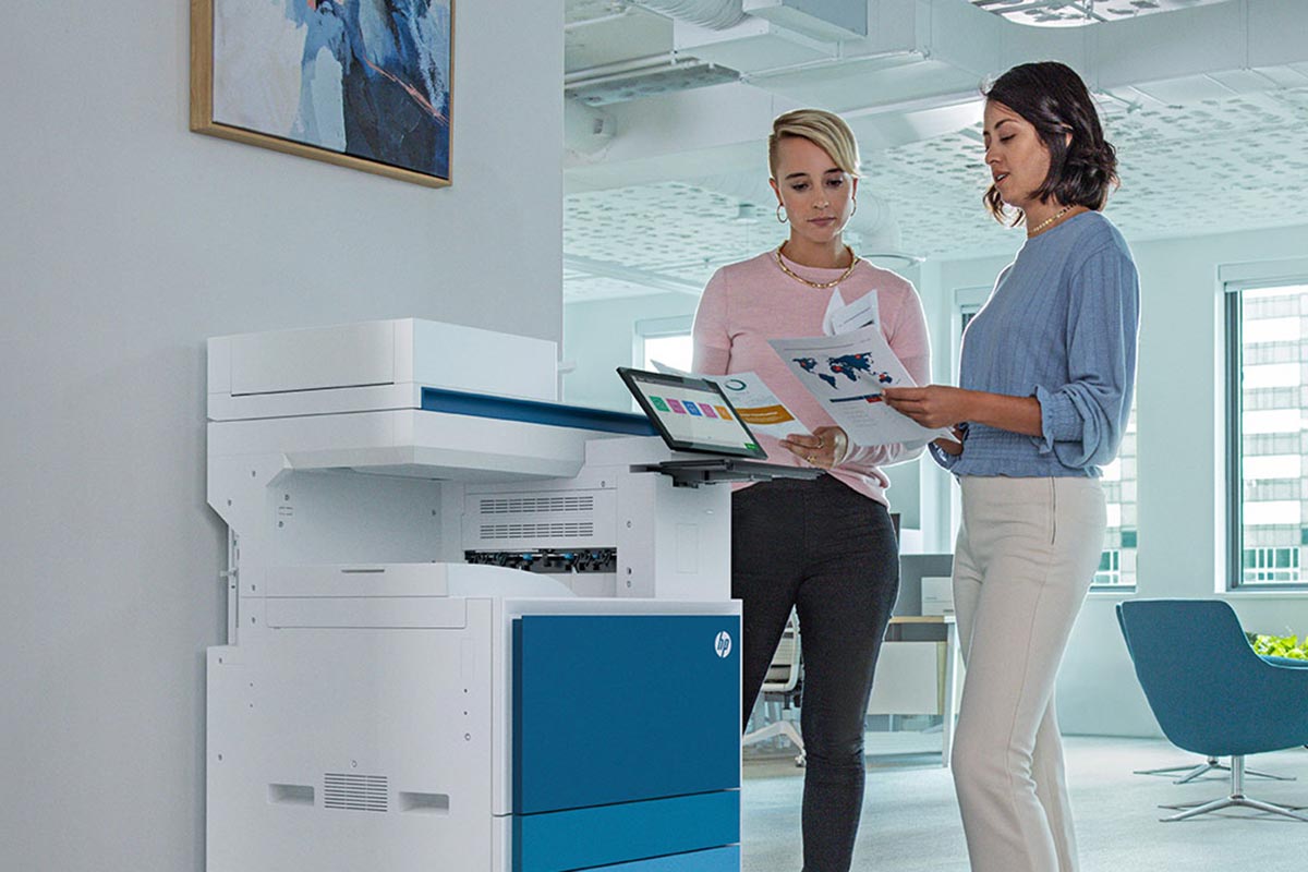 Drucken in Offices von Unternehmen mit den Lösungen für Print-,Scan- und Outputmanagement von Sysprint, Urdorf, Schweiz